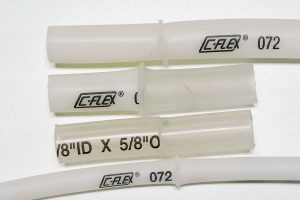 Sterile Connector tube examples of different OD x ID